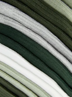 7 Paires De Socquettes Ton Sur Ton