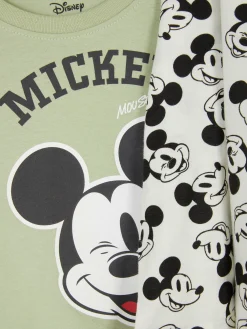 2 T-shirts à Manches Longues Disney Mickey Mouse