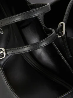 Babies En Simili Cuir à Talons