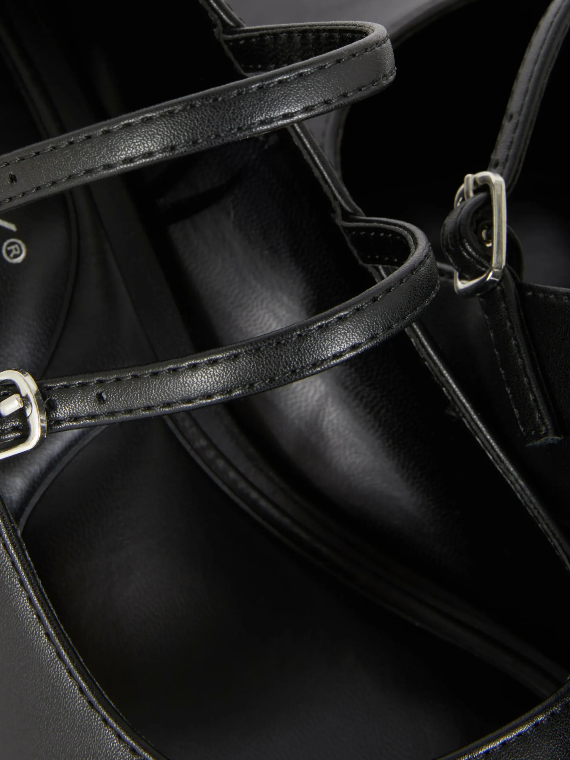 Babies En Simili Cuir à Talons