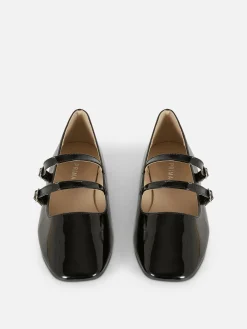 Ballerines à Double Sangle à Boucle