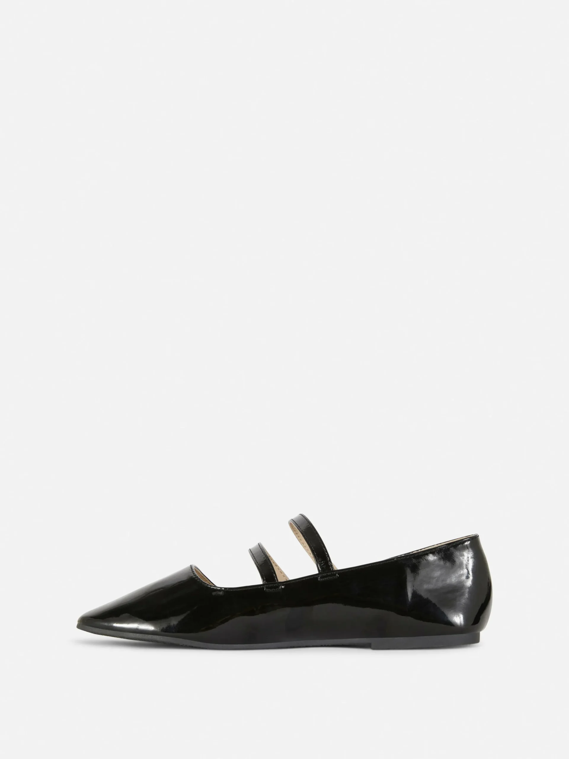 Ballerines à Double Sangle à Boucle