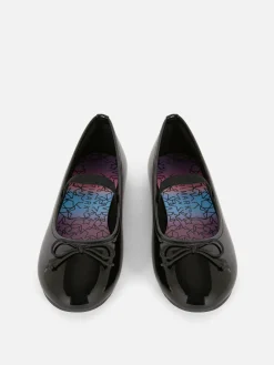 Ballerines En Simili Cuir Verni