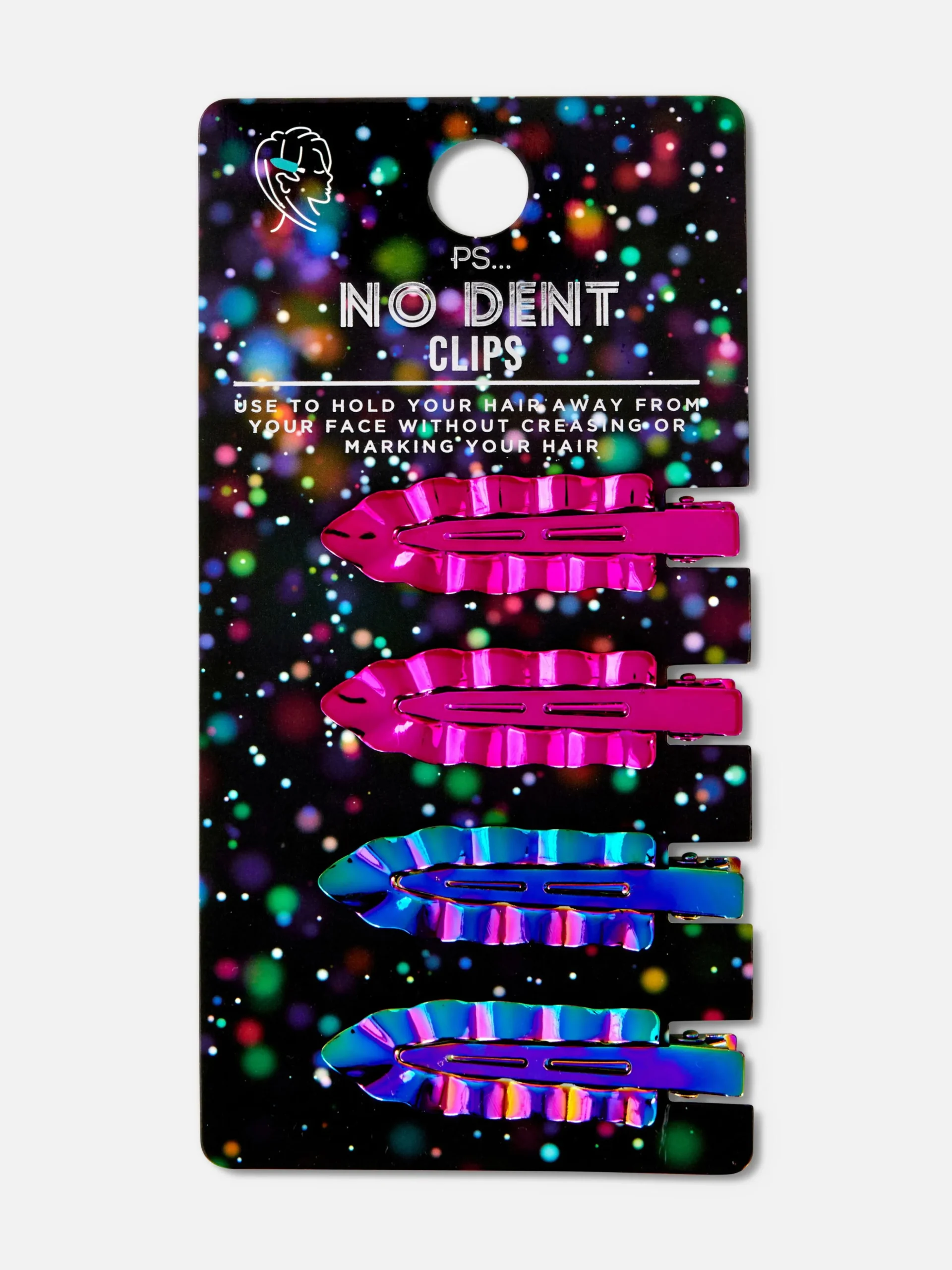 Barrettes Métallisées Sans Pli PS...