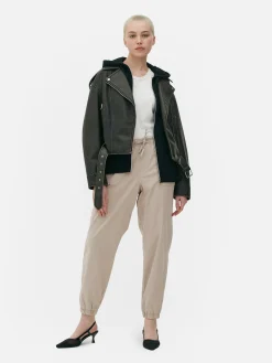 Bas De Jogging à Revers Et Cordon De Serrage