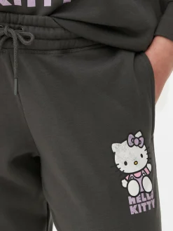 Bas De Jogging à Revers Hello Kitty