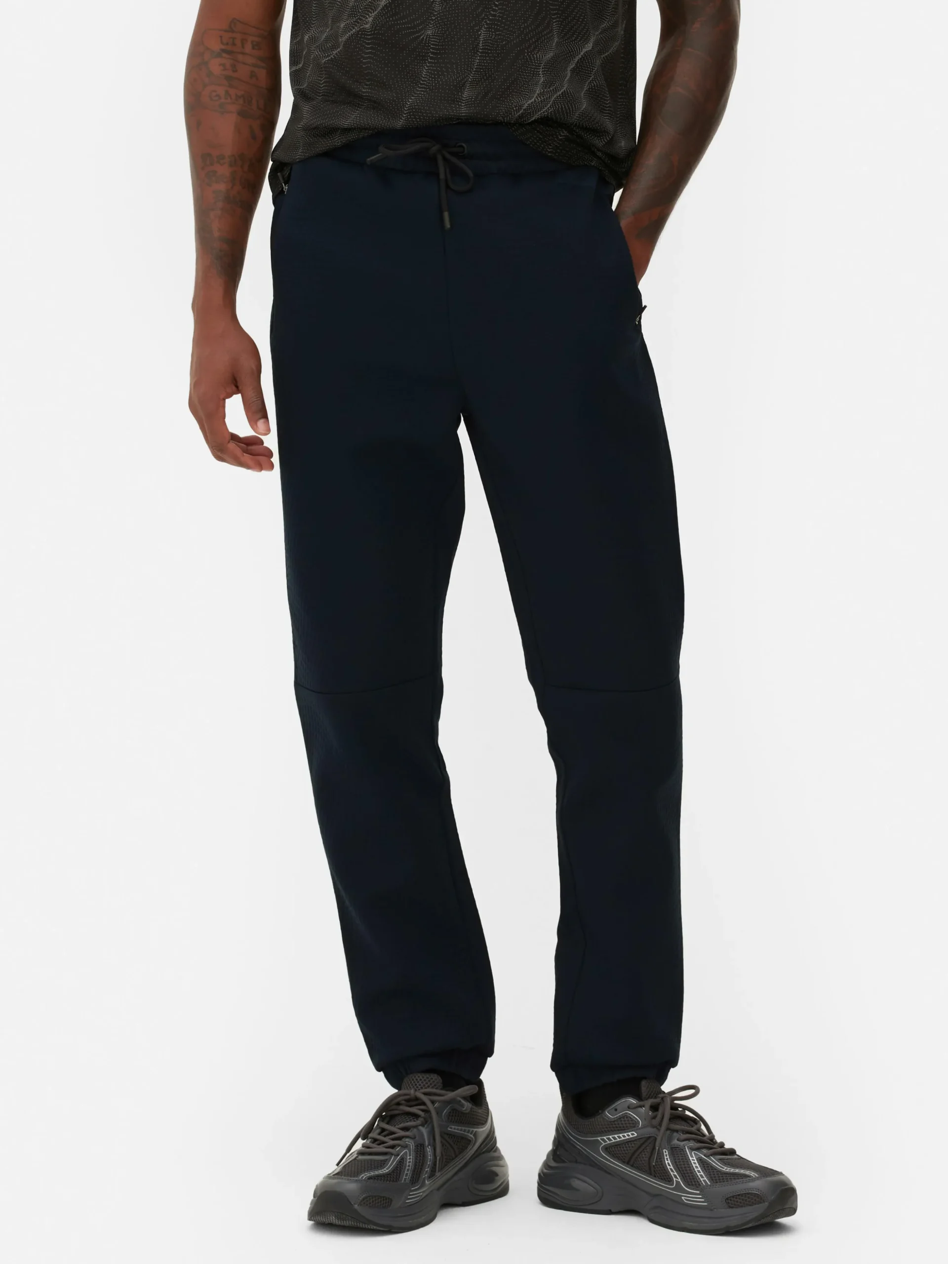 Bas De Jogging Texturé à Taille élastiquée