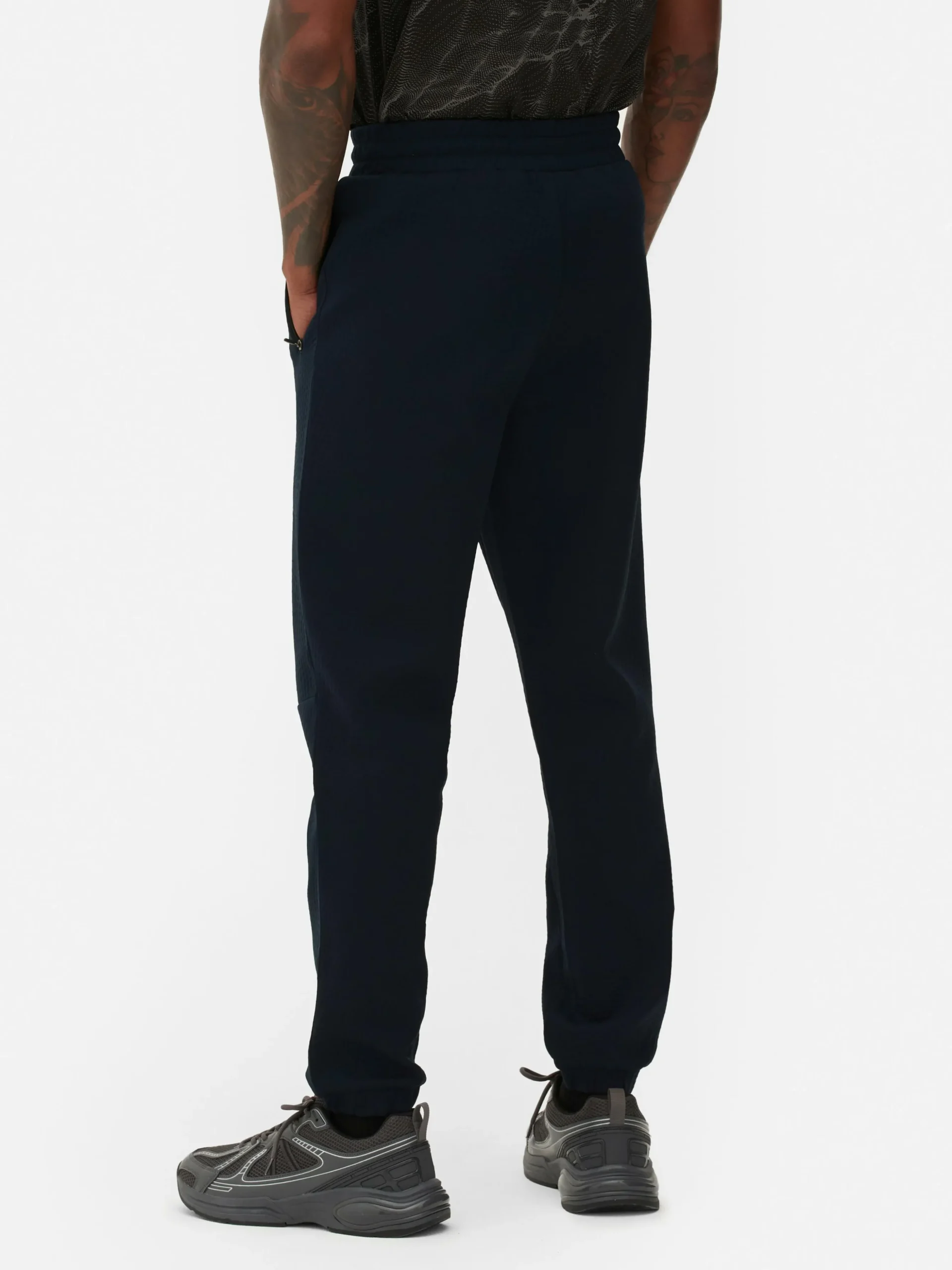 Bas De Jogging Texturé à Taille élastiquée