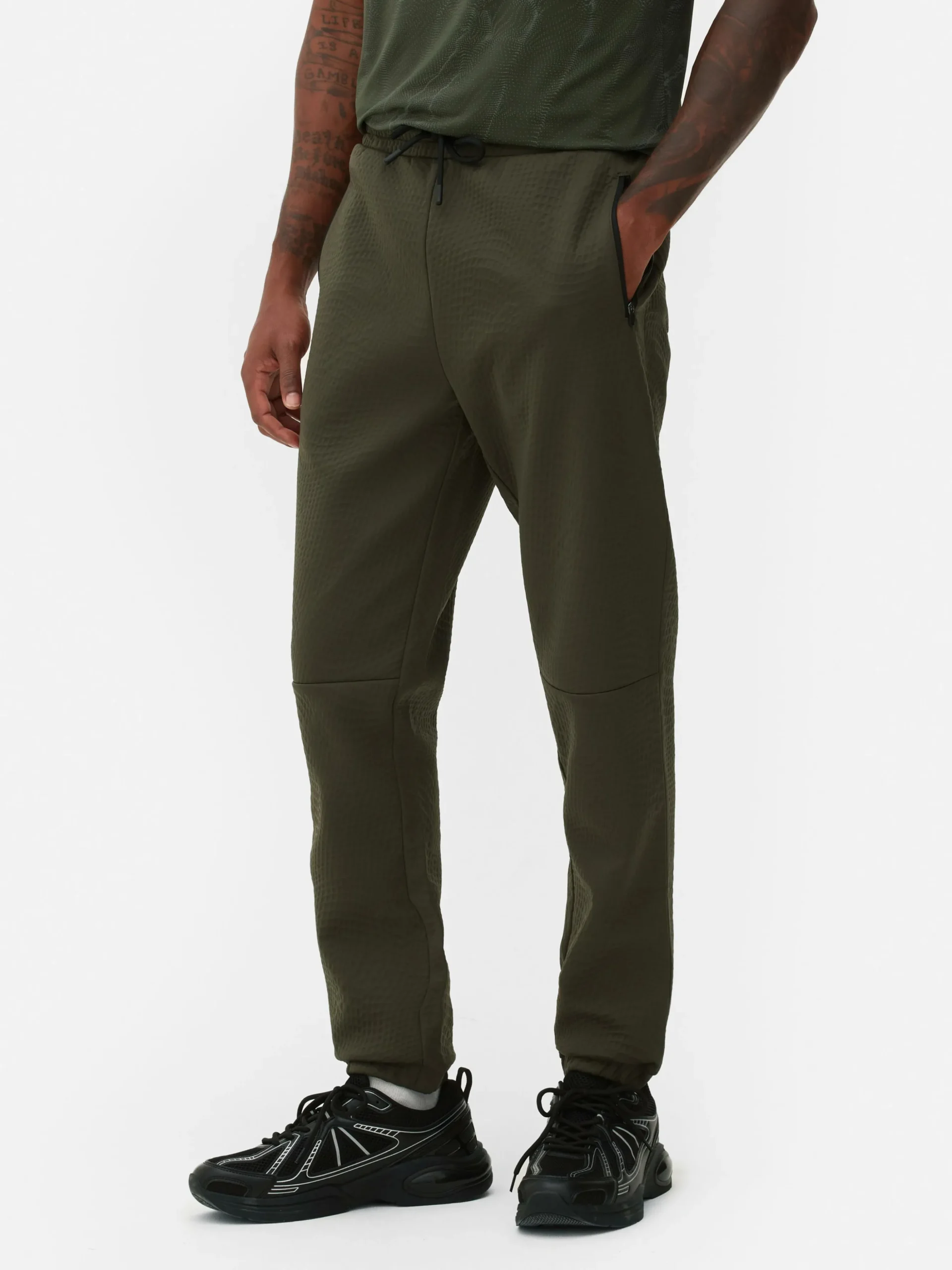 Bas De Jogging Texturé à Taille élastiquée