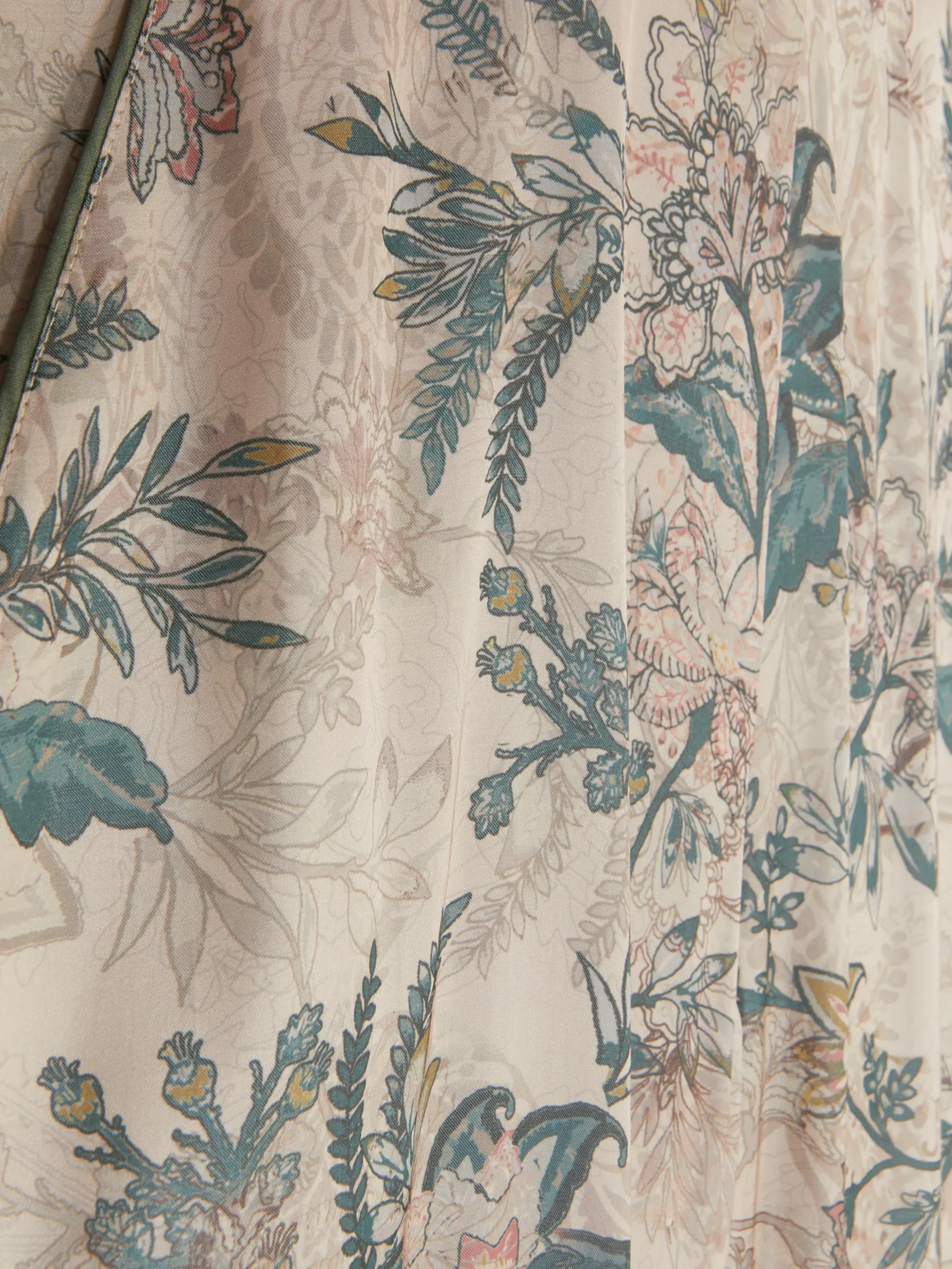 Bas De Pyjama En Satin à Fleurs