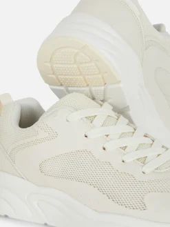 Baskets à Semelle épaisse Et Empiècements