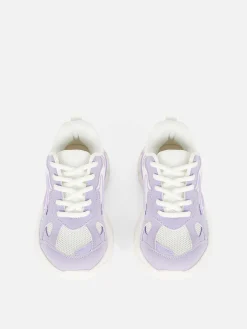 Baskets à Semelle épaisse Et Empiècements