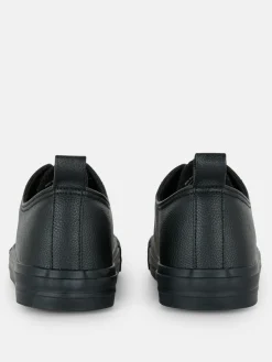 Baskets Basses En Simili Cuir