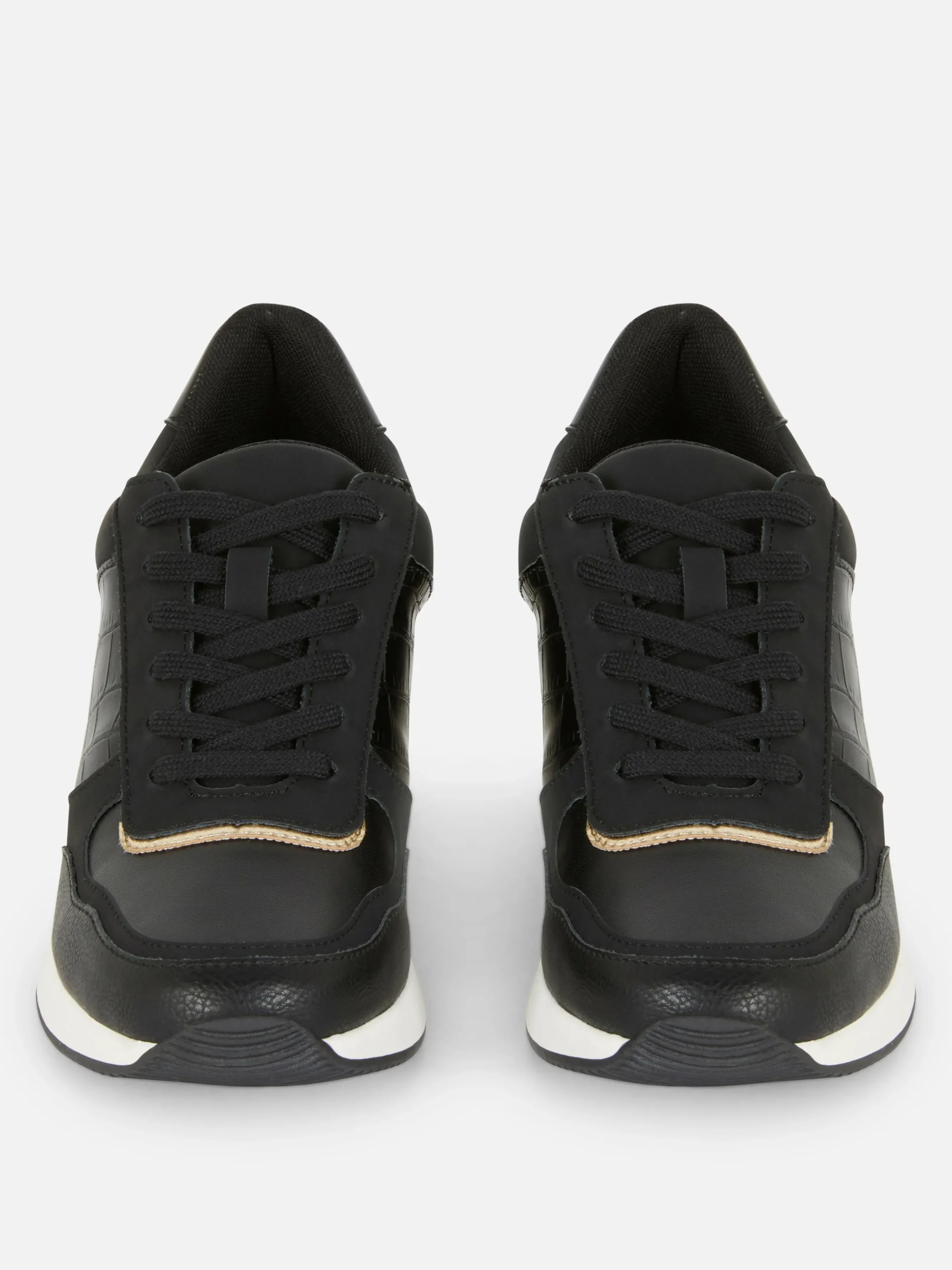 Baskets Compensées à Lacets