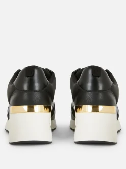 Baskets Compensées à Lacets