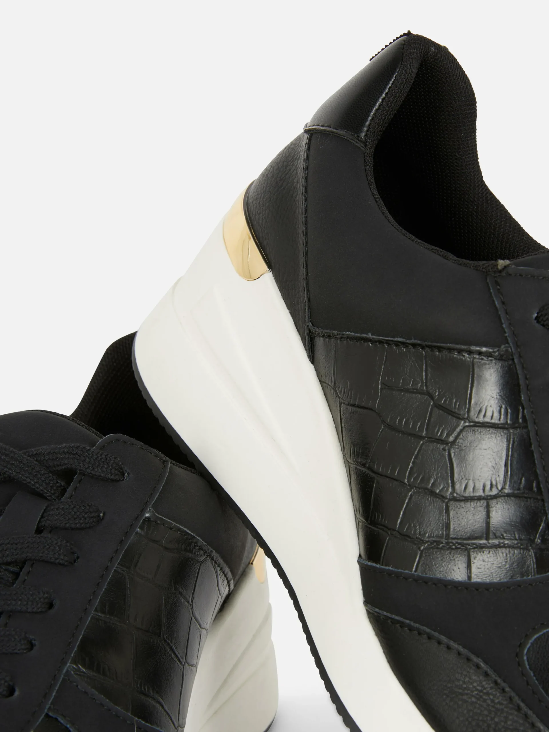 Baskets Compensées à Lacets