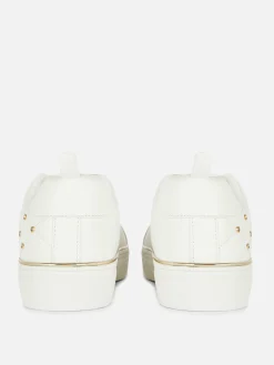 Baskets épaisses à Clous Et Strass