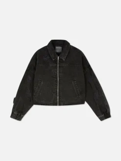 Blouson Bomber Effet Vieilli