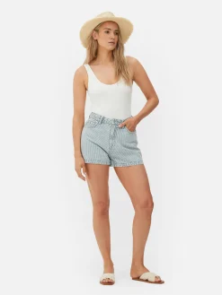 Body Côtelé Sans Coutures à Décolleté