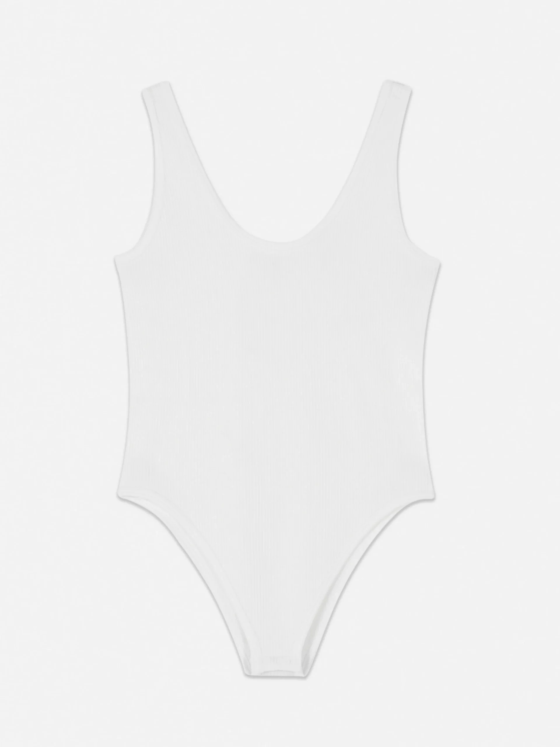 Body Côtelé Sans Coutures à Décolleté