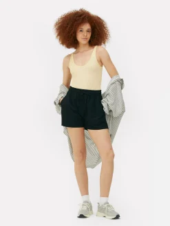 Body Côtelé Sans Coutures à Décolleté