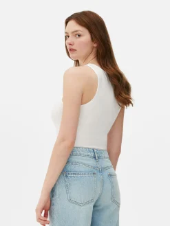 Body Sans Manches à Col Nageur