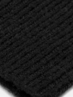 Bonnet En Maille Côtelée