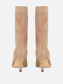 Bottes à Talons Aiguilles En Suédine