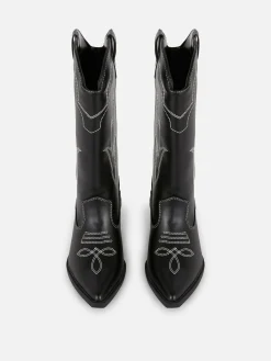 Bottes Santiags En Simili Cuir