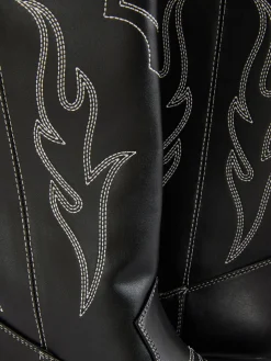 Bottes Santiags En Simili Cuir