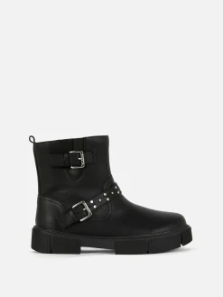 Bottines Avec Bride à Boucle