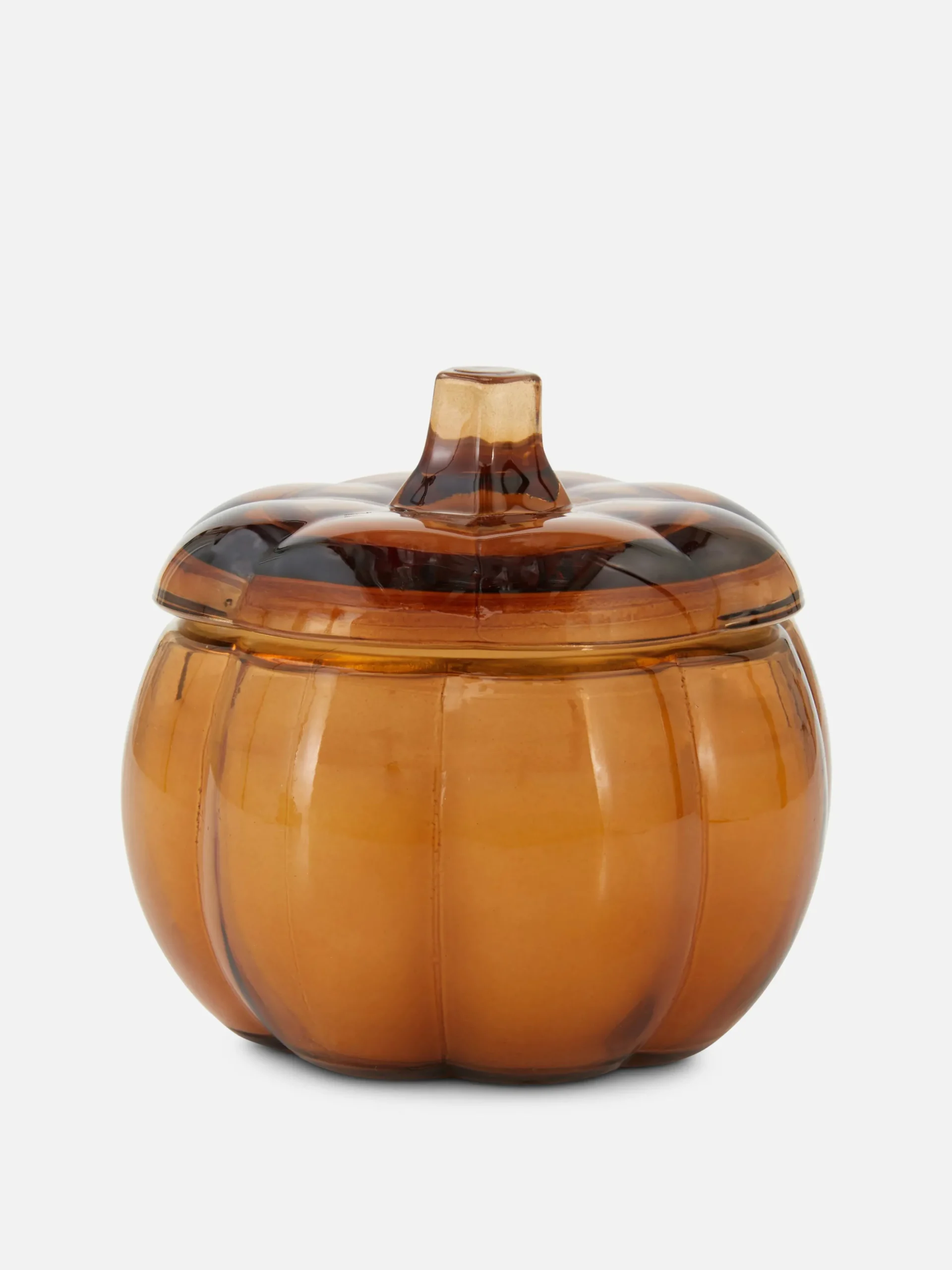 Bougie En Forme De Citrouille à Couvercle