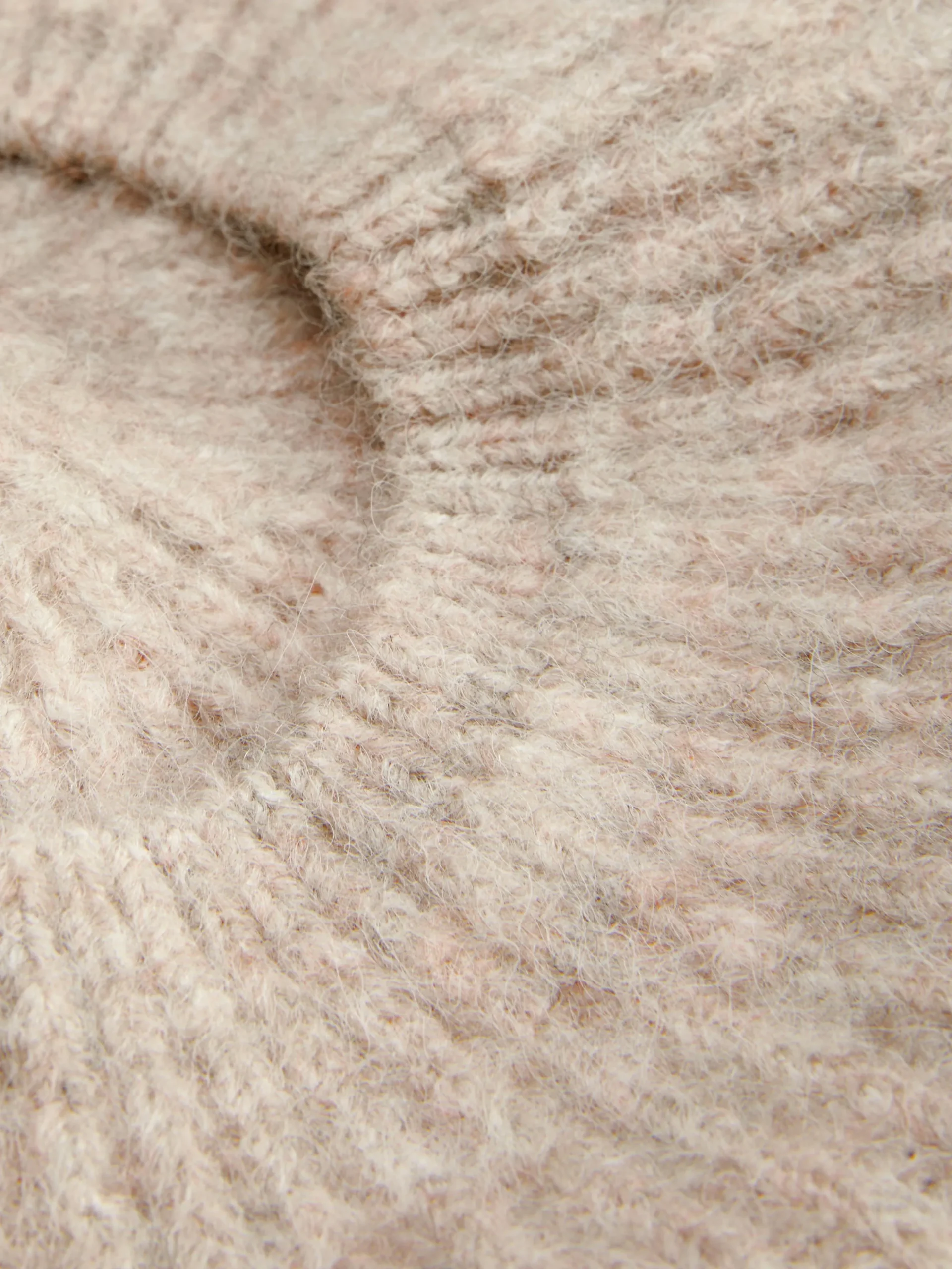 Béret En Maille Côtelée