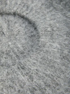 Béret En Maille Côtelée