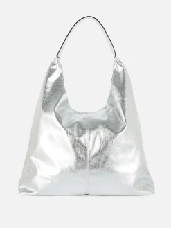 Cabas En Simili Cuir Métallisé