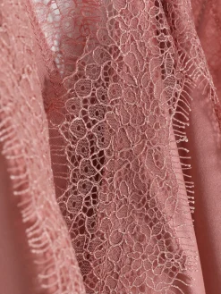 Caraco De Pyjama à Finitions En Dentelle