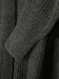 Cardigan Long Côtelé