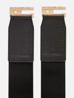 Ceinture élastique Imitation Croco