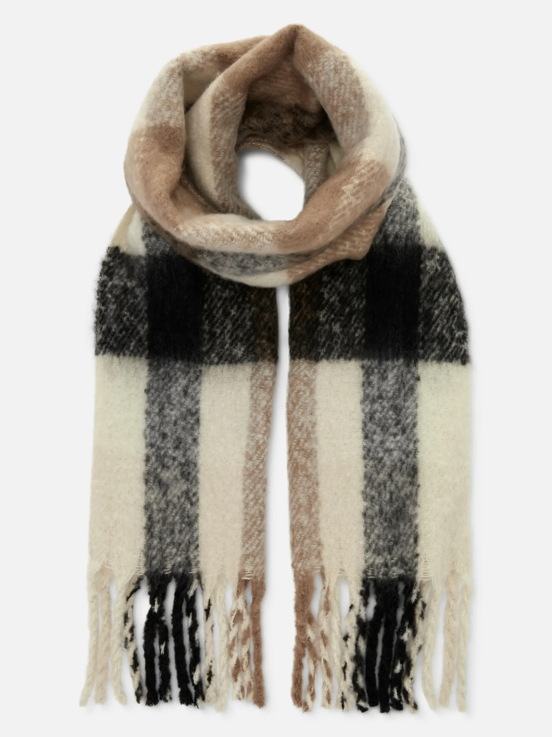 Écharpe Brossée à Pampilles