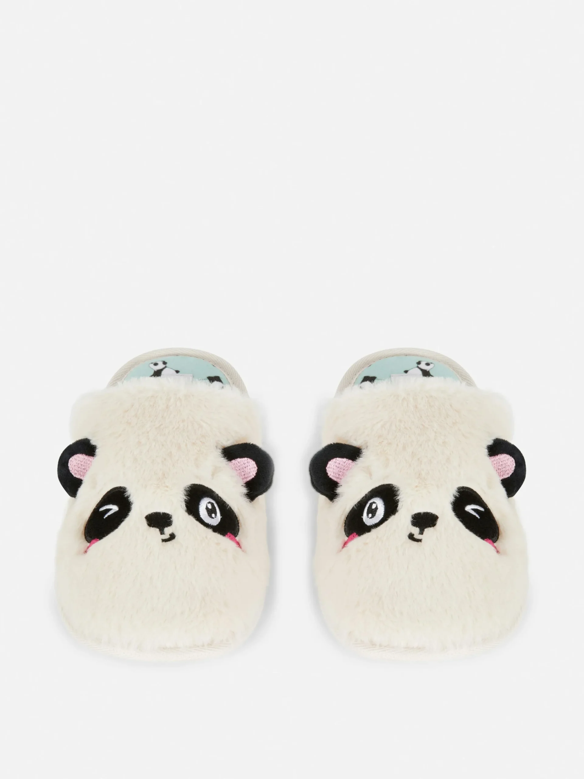 Chaussons Mules à Motif Panda En 3D