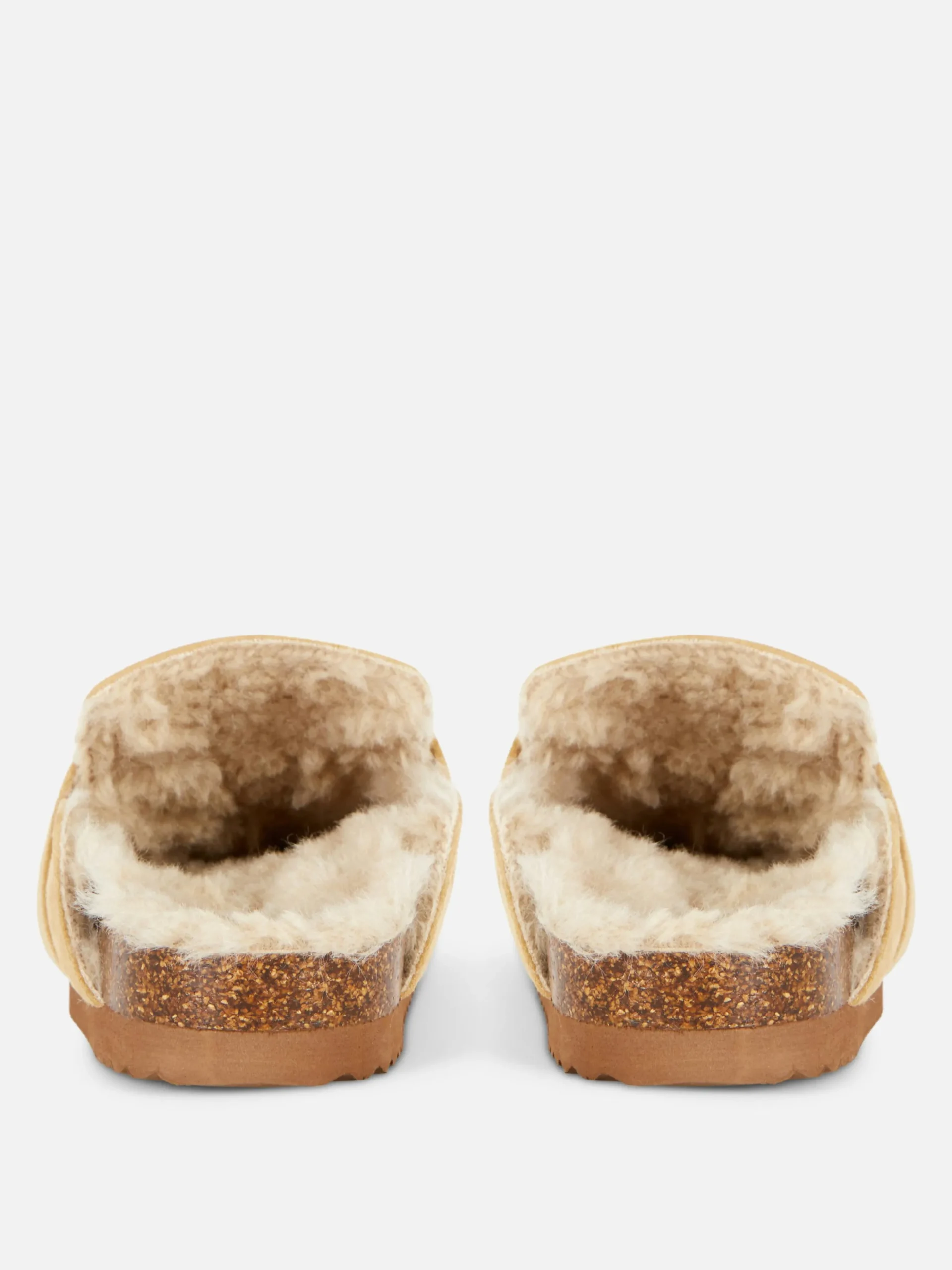 Chaussons Style Mocassins Doublés De Fausse Fourrure