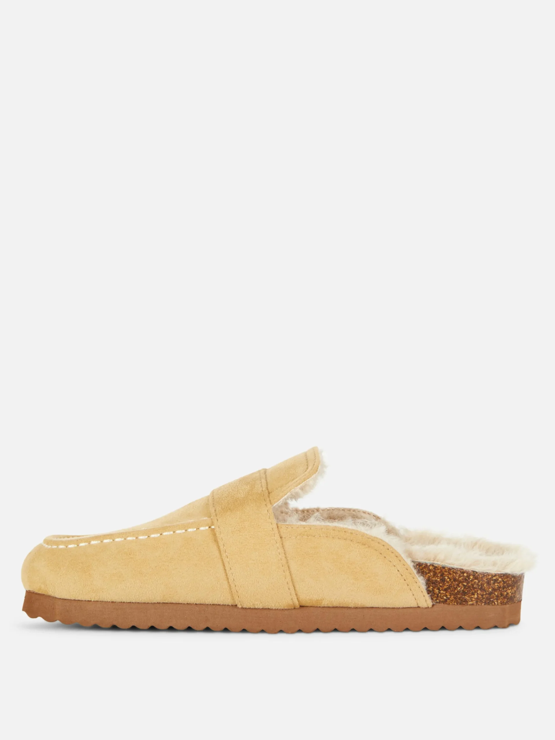 Chaussons Style Mocassins Doublés De Fausse Fourrure