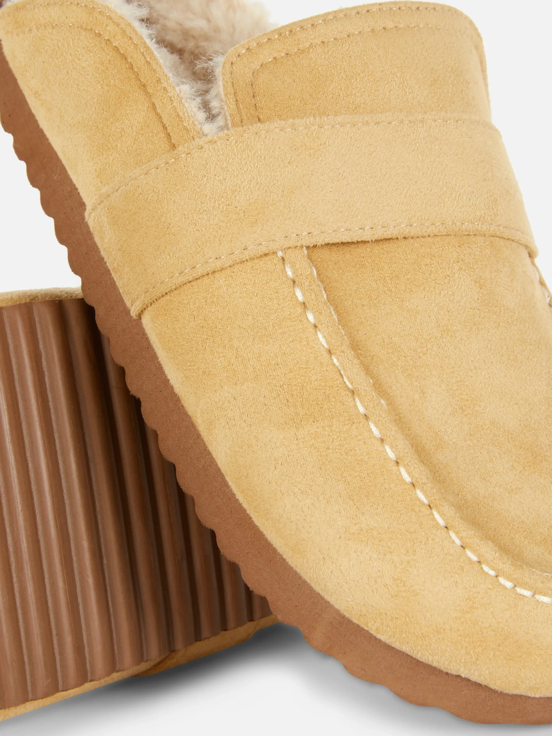 Chaussons Style Mocassins Doublés De Fausse Fourrure