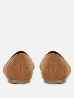 Chaussons-ballerines En Suédine