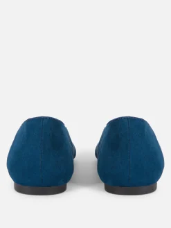 Chaussons-ballerines En Suédine