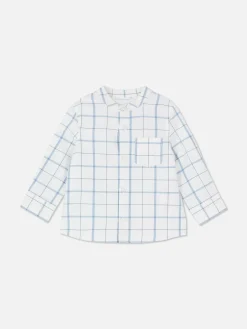 Chemise à Manches Longues à Carreaux