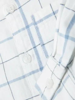 Chemise à Manches Longues à Carreaux