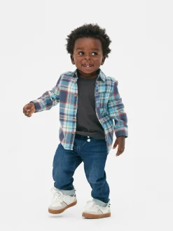 Chemise à Manches Longues à Carreaux