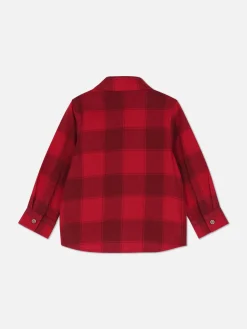 Chemise à Manches Longues à Carreaux