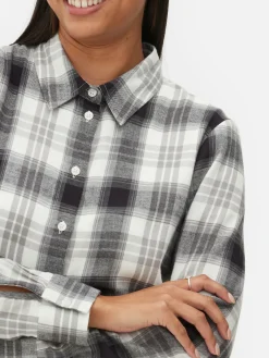 Chemise Boutonnée à Carreaux